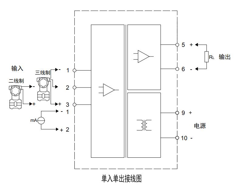 信号隔离器接线